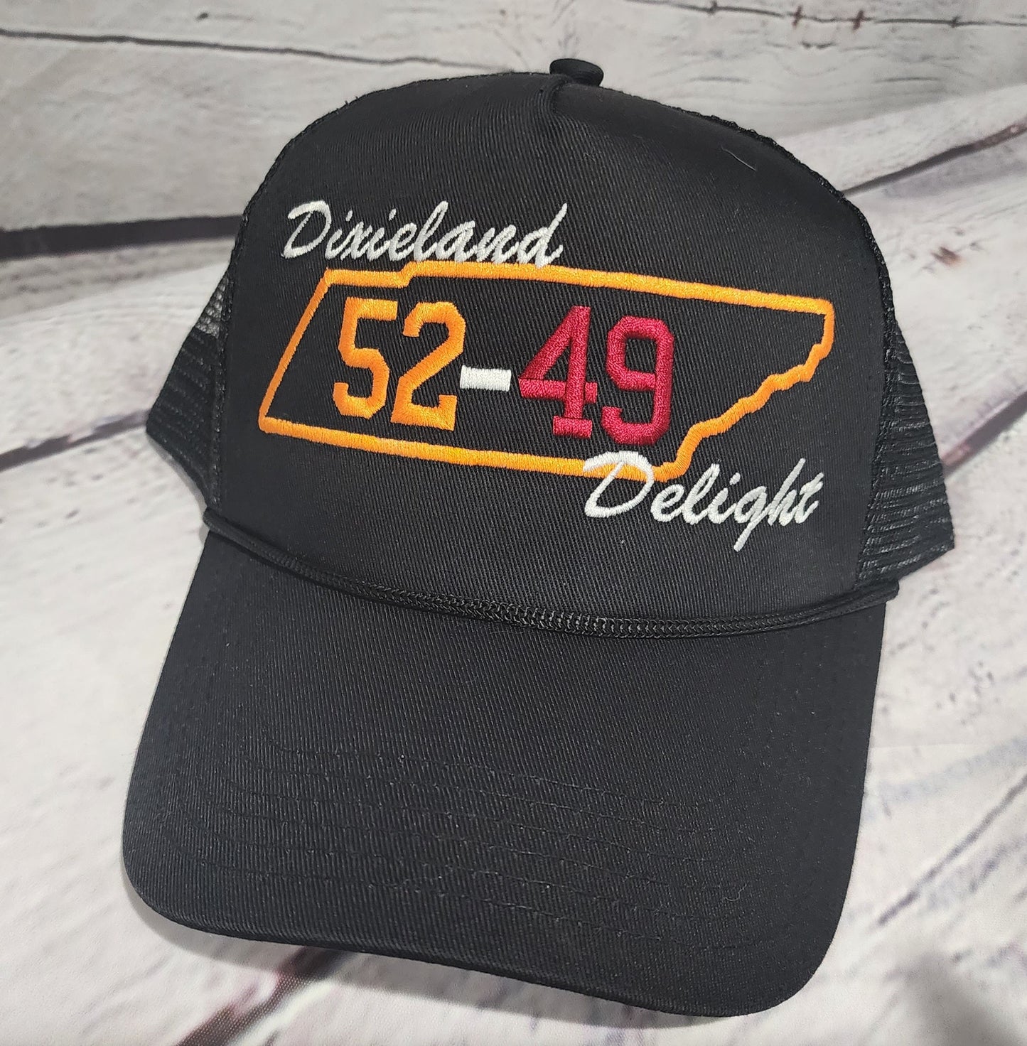 Dixieland Delight state of Tennessee outline hat