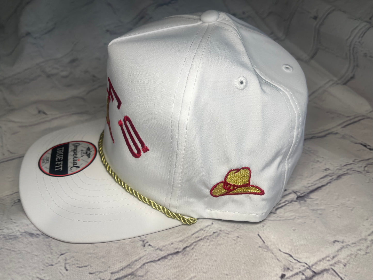 BMFS horns down Oklahoma  Golden hat Imperial golf hat