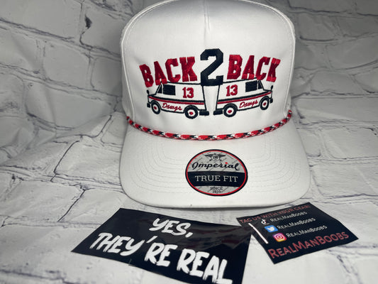 mailman back 2 back Imperial Golf hat.